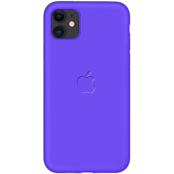 Аксессуар для iPhone Mobile Case Soft-touch Logo Violet for iPhone 11