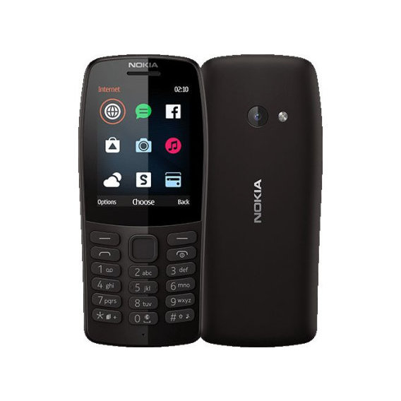 Мобильный телефон Nokia 210 Dual Black (UA UCRF)