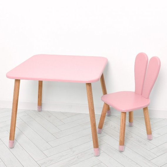 Столик со стульчиком Bambi 04-025R розовый
