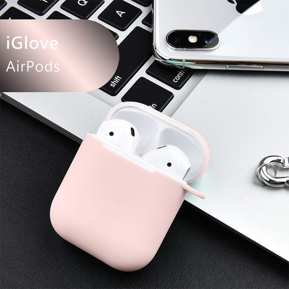 Чехол для наушников WIWU iGlove Case Pink for Apple AirPods