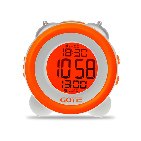 Настільний годинник з будильником GOTIE GBE-200P