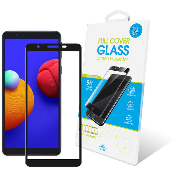 Аксессуар для смартфона Global Tempered Glass Full Glue Black for Samsung A013 Galaxy A01 Core