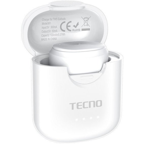 Наушники Tecno Minipods M1 Mono White (4895180759475)