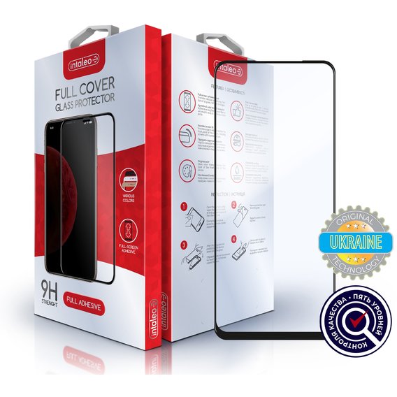 Аксессуар для смартфона Intaleo Tempered Glass Full Glue Black for Oppo A52