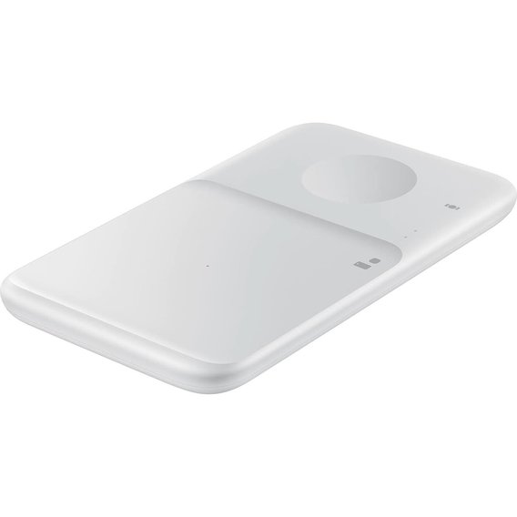 Зарядное устройство Samsung Wireless Charger Duo (with TA) White for Smartphones and Galaxy Watch (EP-P4300TWRGRU)