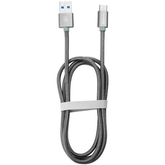Кабель Baseus USB Cable to USB-C Sharp 1m Grey (CATYPEC-SP0G)