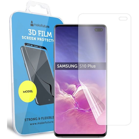 Аксессуар для смартфона MakeFuture Screen Protector 3D (MGFU-SS10P) for Samsung G975 Galaxy S10+