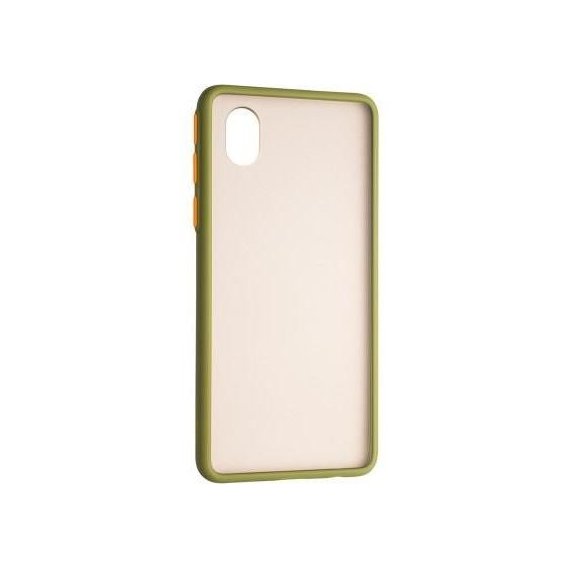 Аксессуар для смартфона Gelius Mat Case New with Bumper Green for Tecno Spark 6 Go