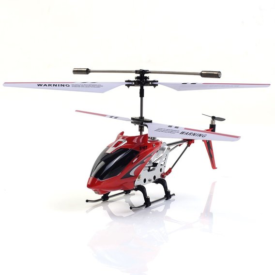Вертолёт с 3-х канальным и/к управлением, светом и гироскопом Syma S107G (22 см), Красный