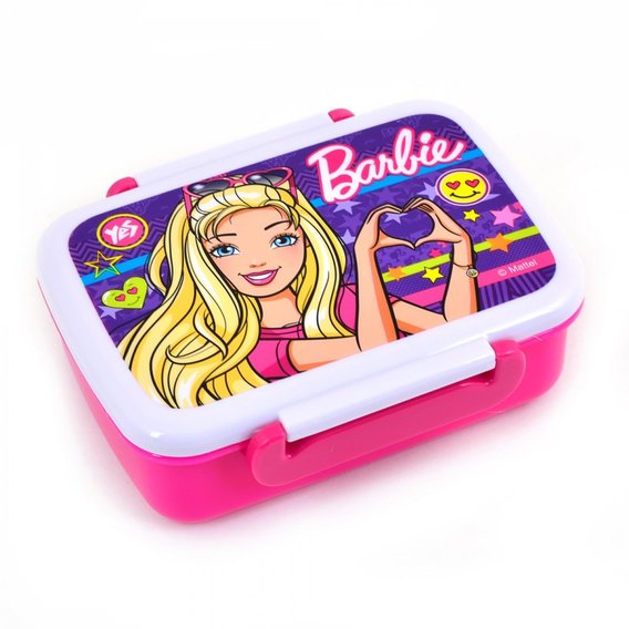 Контейнер для їжі Yes Barbie, 420 мл, з роздільником