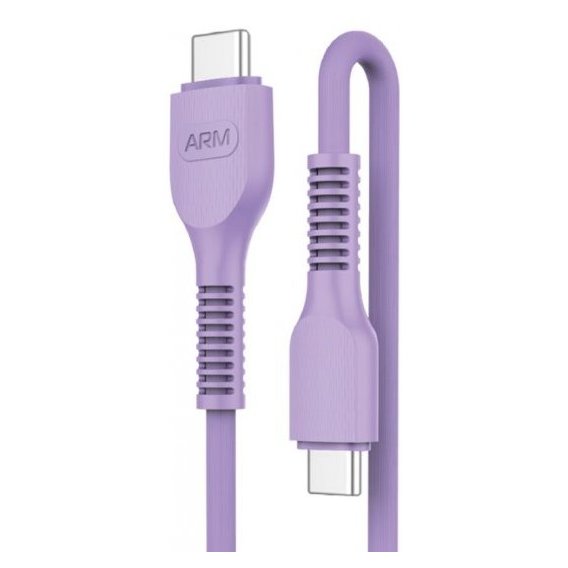 Кабель ArmorStandart Cable USB-C to USB-C 3A 1m Purple (ARM65291)