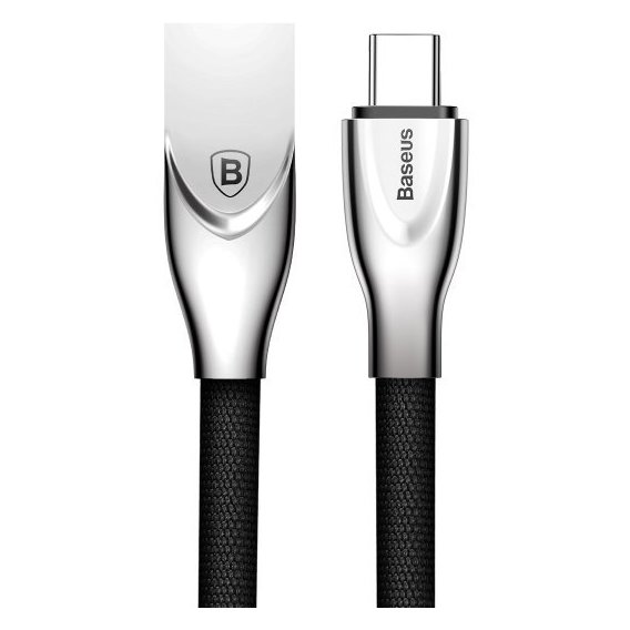 Кабель Baseus USB Cable to USB-C Zinc 1m Black (CATXN-01)