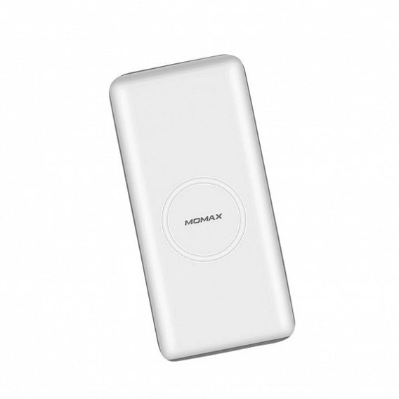 Внешний аккумулятор Momax Power Bank 10000mAh External Wireless White (IP81W)