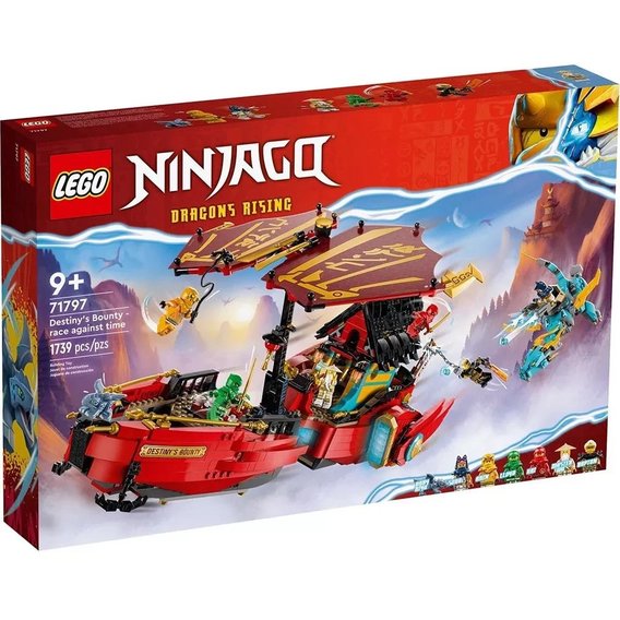 Конструктор LEGO Ninjago Подарок судьбы - гонки со временем 1739 деталей (71797)