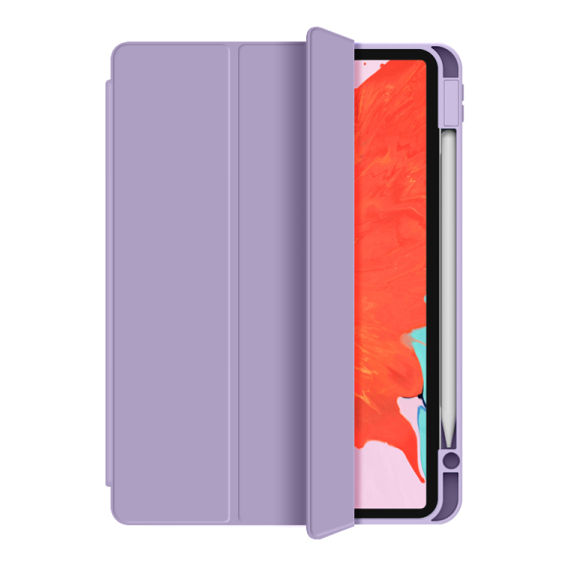 Аксессуар для iPad WIWU Protective Case with Pencil holder Light Purple for iPad 10.2" 2019-2021/iPad Air 2019/Pro 10.5"