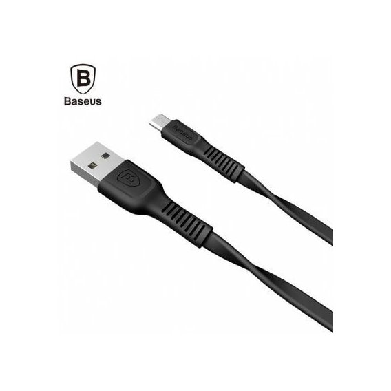 Кабель Baseus USB Cable to microUSB Tough 1m Black (CAMZY-B01)