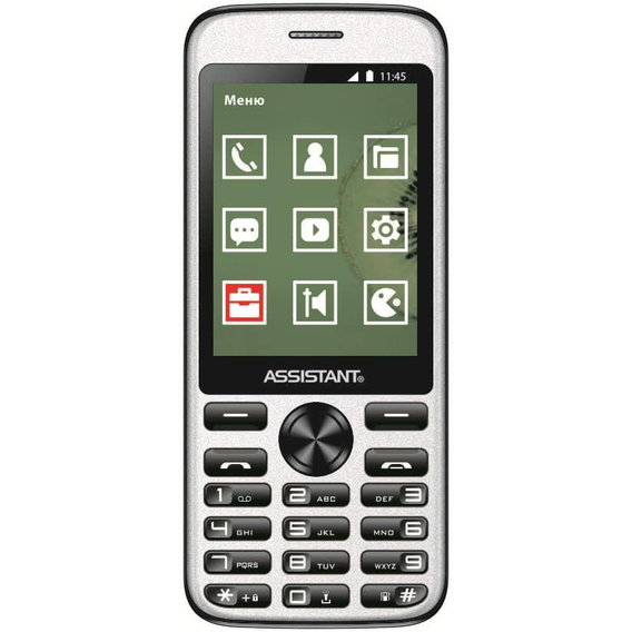 Мобильный телефон Assistant AS-204 Dual Sim Black (UA UCRF)