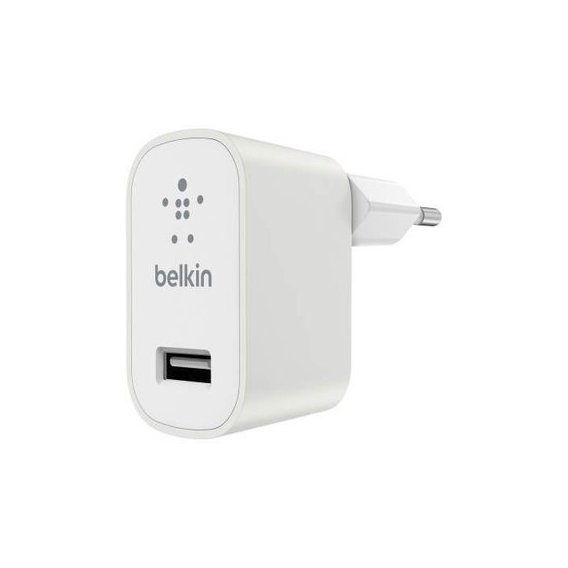 Зарядное устройство Belkin USB Wall Charger Mixit Premium 2.4A White (F8M731vfWHT)