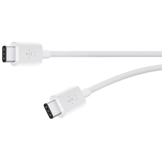 Кабель Belkin Cable USB-C to USB-C Mixit 3A 1.8m White (F2CU043BT06-WHT)