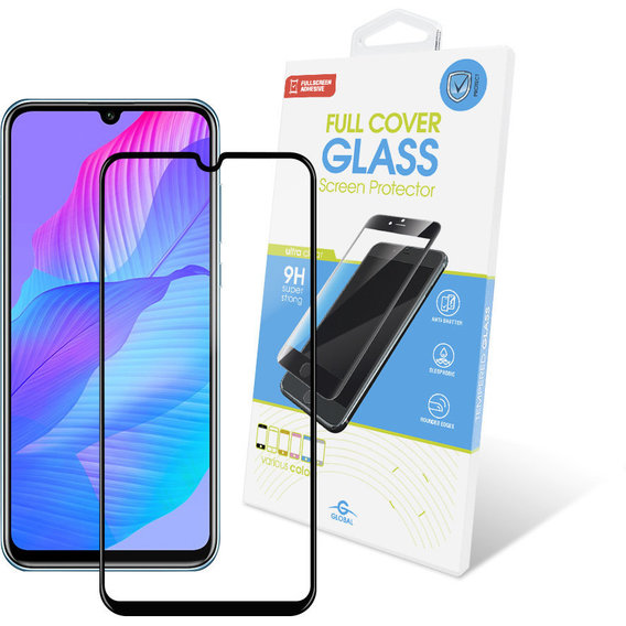 Аксессуар для смартфона Global Tempered Glass Full Glue Black for Huawei Y8p / P Smart S
