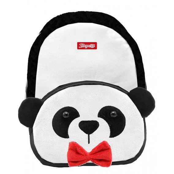 Рюкзак детский 1Вересня K-42 Panda черно-белый (557984)