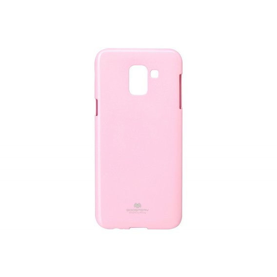 Аксессуар для смартфона Goospery Jelly Case Pink (8809610546180) for Samsung J600 Galaxy J6 2018