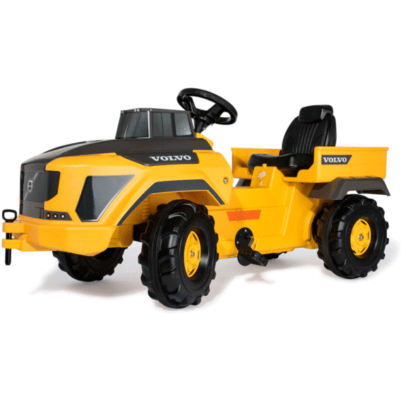 Трактор педальный Rolly Toys rollyTruck Volvo желтый (881000)