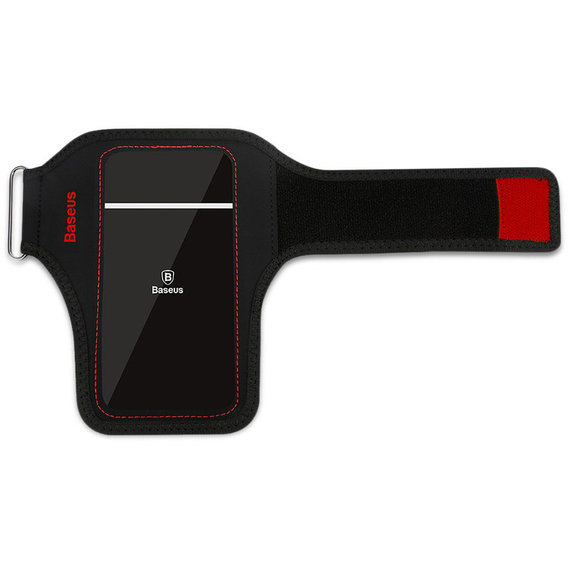 Аксессуар для смартфона Baseus Sports Armband Flexible Black/Red 5″ (CWYD-A09)