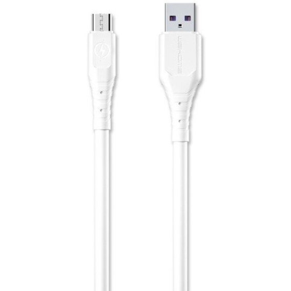 Кабель WK USB Cable to microUSB Wargod Fast 6A 1m White (WDC-152)