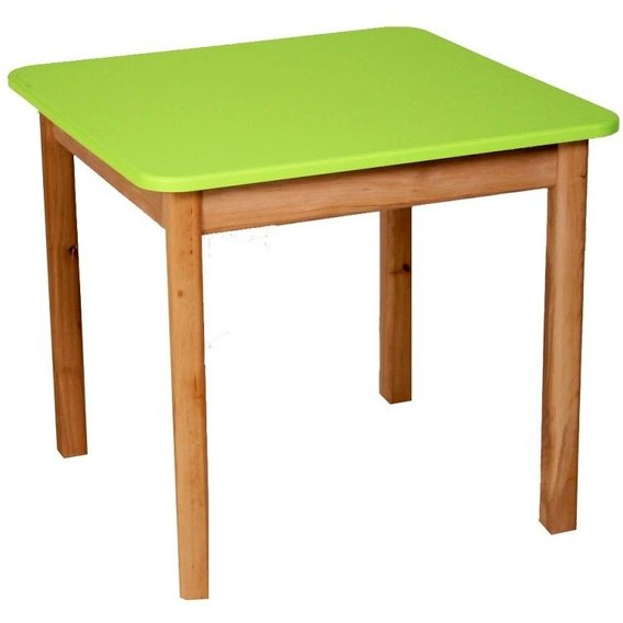 Стол деревянный Финекс Плюс салатовый (022)