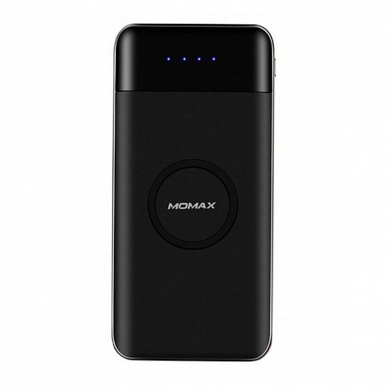 Внешний аккумулятор Momax Power Bank 10000mAh Air Wireless External Black (IP80D)