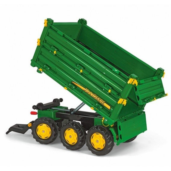 Прицеп на 6 колесах Rolly Toys rollyMulti Trailer John Deere зелений (125043)