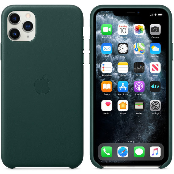 Аксессуар для iPhone Apple Leather Case Forest Green (MWYC2) for iPhone 11 Pro