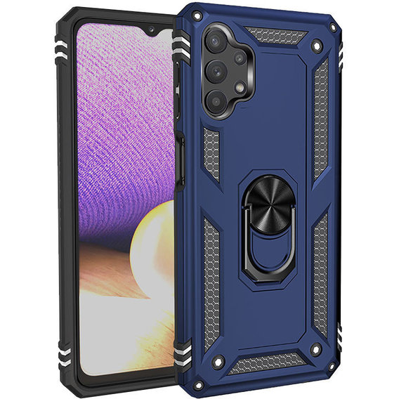 Аксессуар для смартфона Mobile Case Shockproof Serge Magnetic Ring Navy Blue for Samsung A325 Galaxy A32