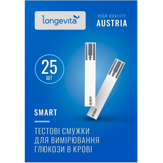 Longevita Smart Тест смужки 25 шт (1х25 шт)
