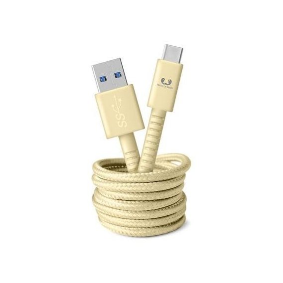 Кабель Fresh 'N Rebel USB Cable to USB-C Fabriq 1.5m Buttercup (2CCF150BC)