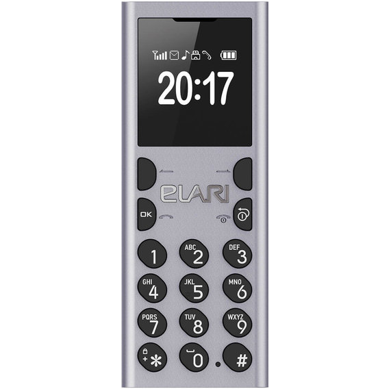 Мобильный телефон Elari NanoPhone C Silver (UA UCRF)