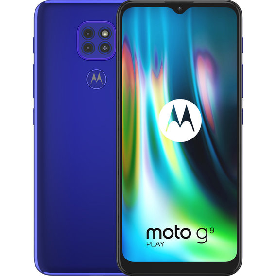 Смартфон Motorola G9 Play 4/64GB Sapphire Blue (UA UCRF)