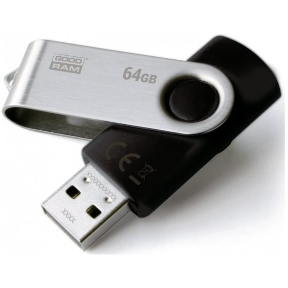 USB-флешка GOODRAM 64GB UTS2 Twister USB 2.0 Black (UTS2-0640K0R11)