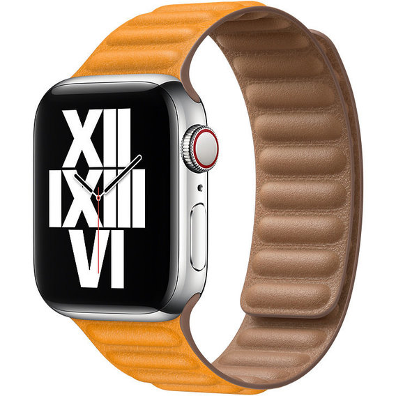 Аксессуар для Watch Apple Leather Link California Poppy Size M/L (MY9E2) for Apple Watch 38/40/41mm