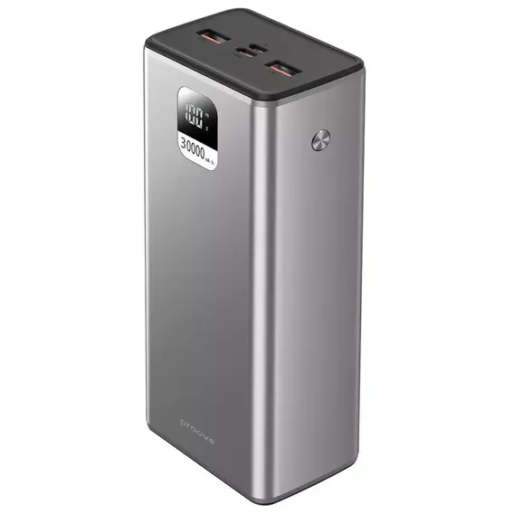 Внешний аккумулятор Proove Power Bank 30000mAh Guardian 22.5W Metal Gray