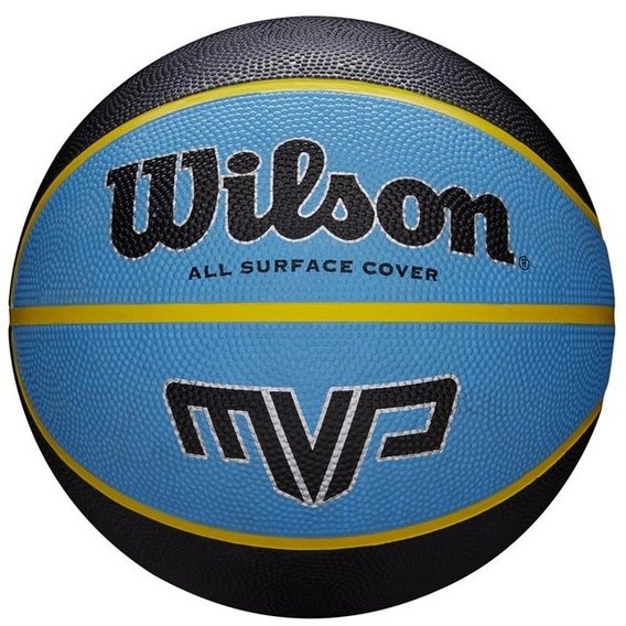 Мяч для игры Wilson MVP 295 blk/blu баскетбольный size 7 (WTB9019XB07)