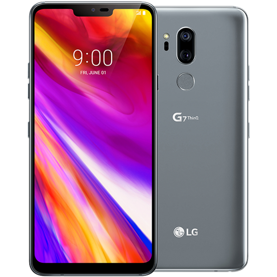 Смартфон LG G7 ThinQ 4/64GB Dual Platinum Gray