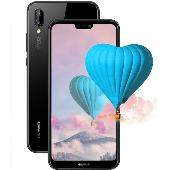 Смартфон Huawei P20 Lite 4/64Gb Black (UA UCRF)