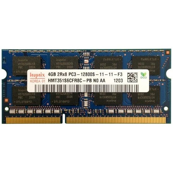 SK hynix 4 GB SO-DIMM DDR3 1600 MHz (HMT351S6CFR8C-PB)