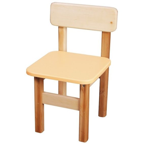 Детский деревянный стульчик Финекс Плюс ваниль (014)