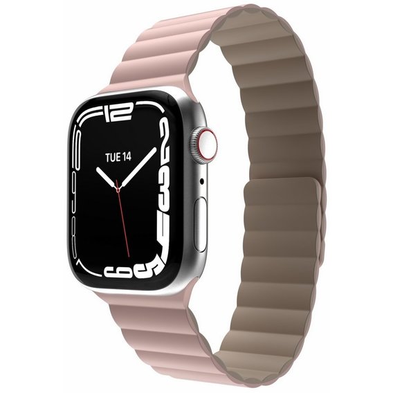Аксессуар для Watch Switcheasy Skin Silicone Magnetic Watch Band Pink (MAW801078PK22) for Apple Watch 38/40/41mm