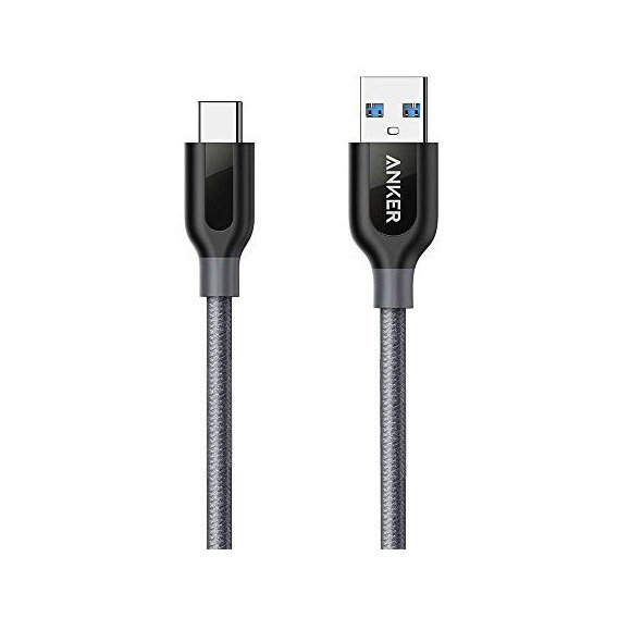 Кабель ANKER Cable USB-C to USB 3.0 Powerline+ V3 1.8m Grey (A8169HA1)