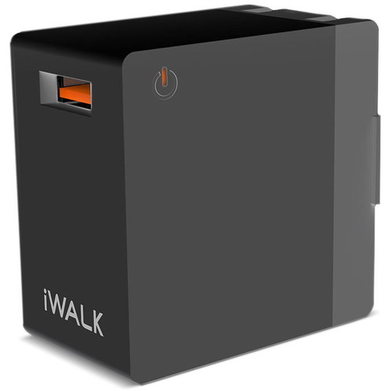 Зарядное устройство iWALK USB Wall Charger Leopard 2A Black (ADL005Q)