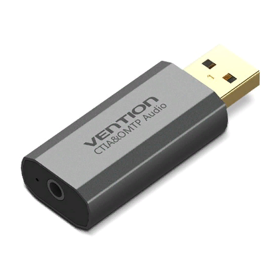 Vention USB Sound Card 7.1 Channel Gray (VAB-S19-H)